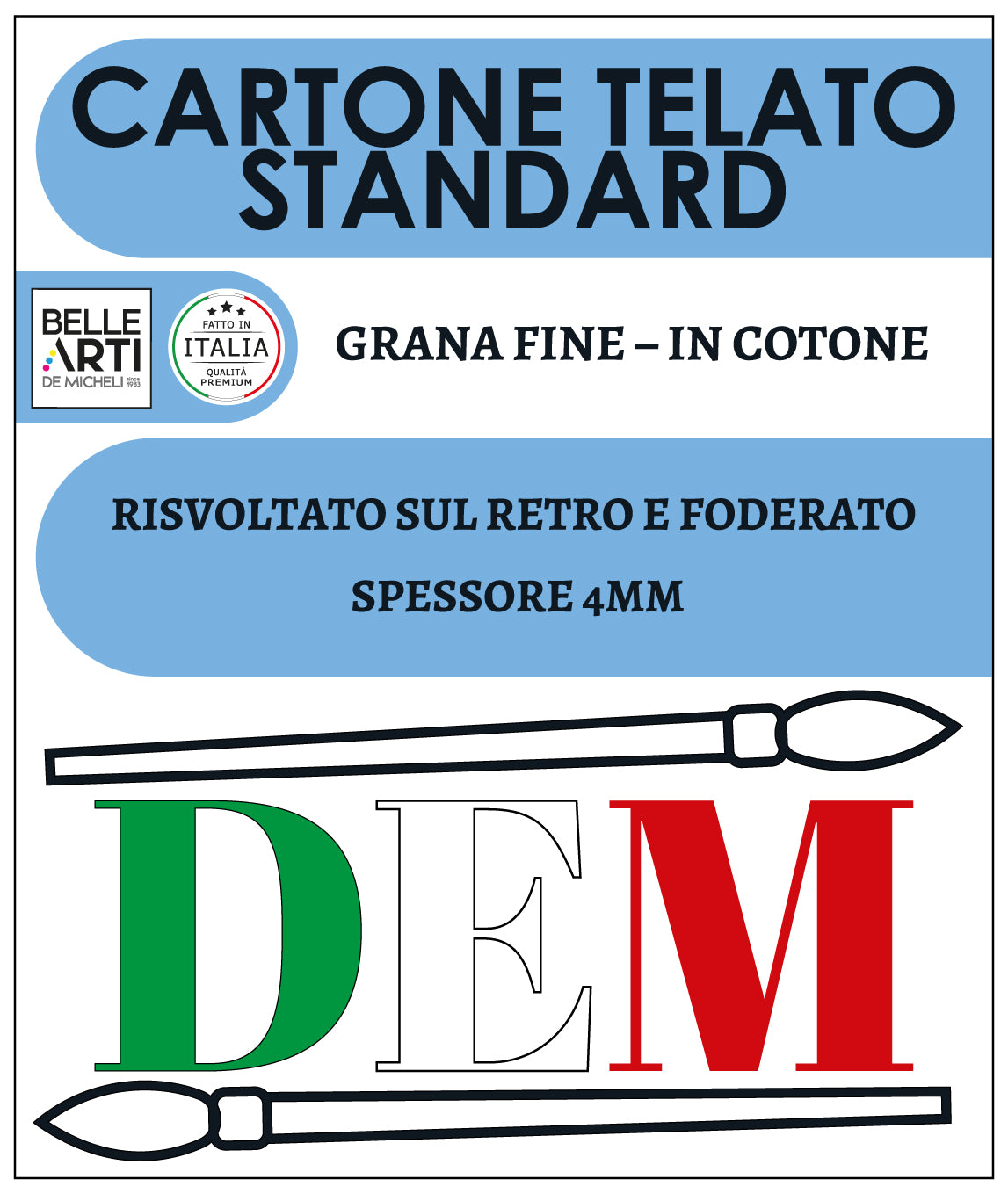 CARTONE TELATO STANDARD