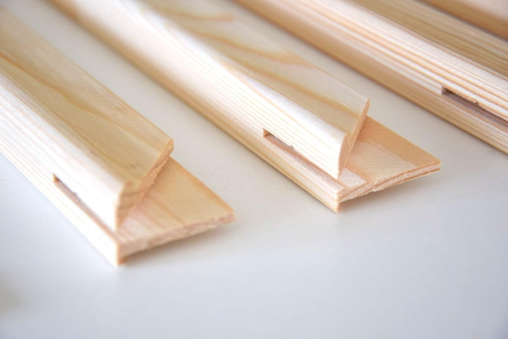 Listelli per Telai in Legno Professionale (vendita a coppia) Sezione a listello ALTO 35x45 mm