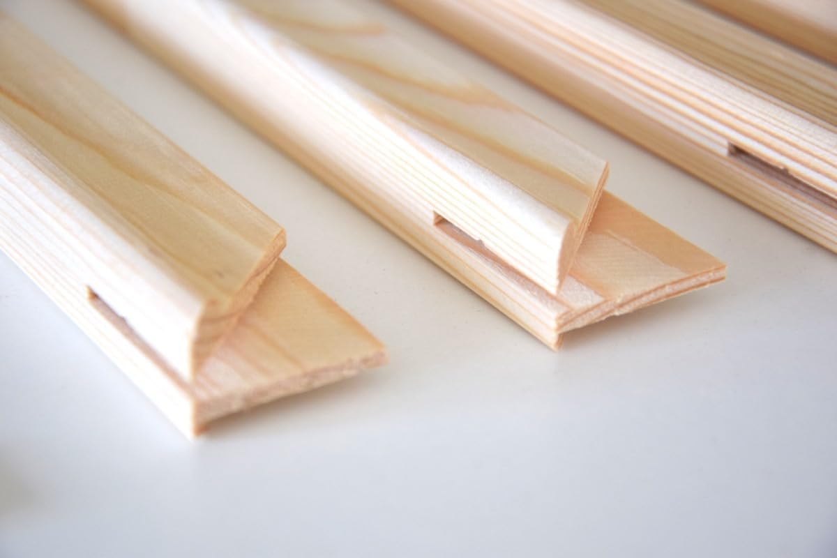 Listelli per Telai in Legno Professionale (vendita a coppia) Sezione a listello ALTO 35x45 mm