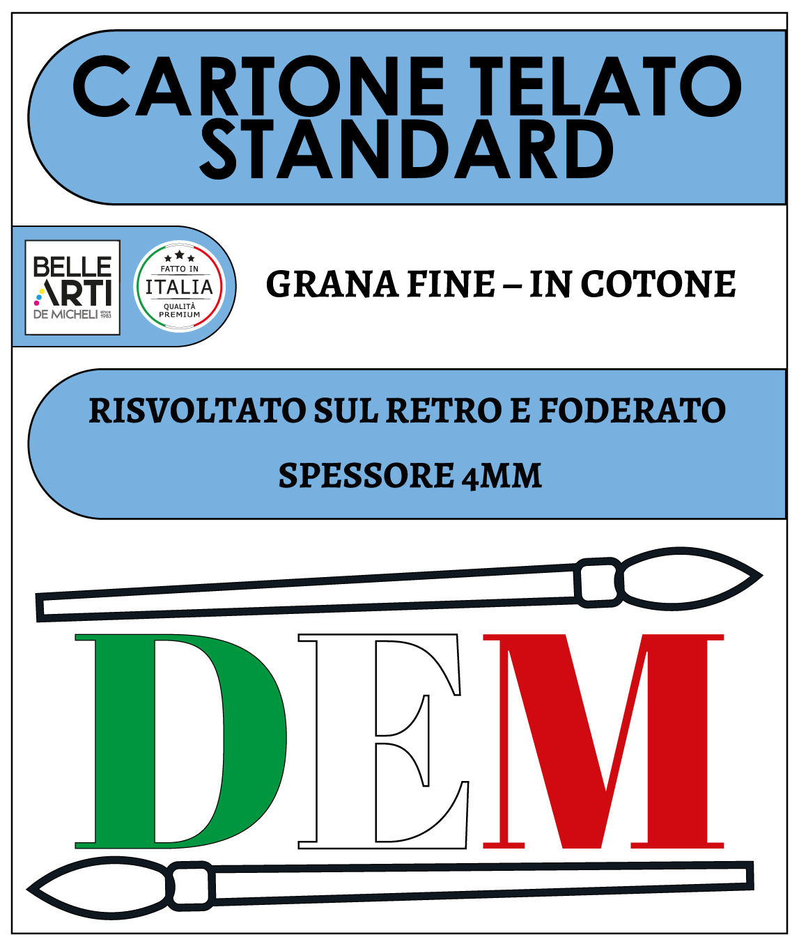 CARTONE TELATO STANDARD